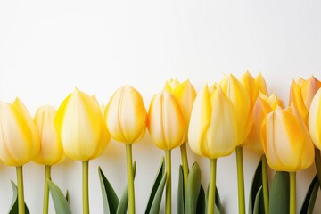 Obraz premium The illustration of tulip, AI contents by Midjourney