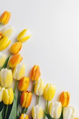 Obraz premium The illustration of tulip, AI contents by Midjourney