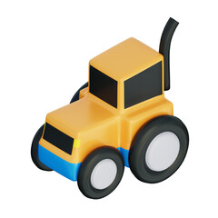 3D Tractor Illustration