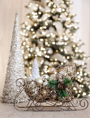 Christmas tree and decorations
