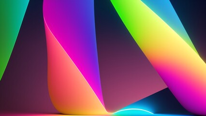 A Remarkable Image Of A Colorful Abstract Background With A Glowing Light