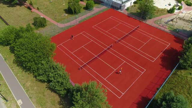 Tennis Hotel Astor Jastrzebia Gora Korty Tenisowe Aerial View Poland