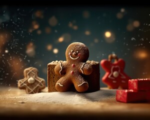 National Gingerbread Day. Generative AI