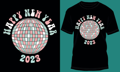Happy New Year 2023 T-shirt Design