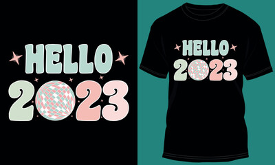 Happy New Year 2023 T-shirt Design