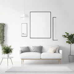 Obraz na płótnie Canvas modern interior design, wall, home, design, living, couch, house, chair, apartment