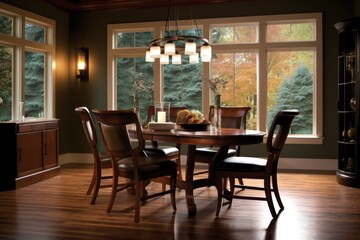 professional catalog image with full dining room table Cinematic Editorial Photography - obrazy, fototapety, plakaty