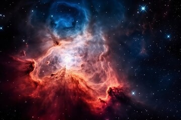 The Orion Nebula deep space objects.