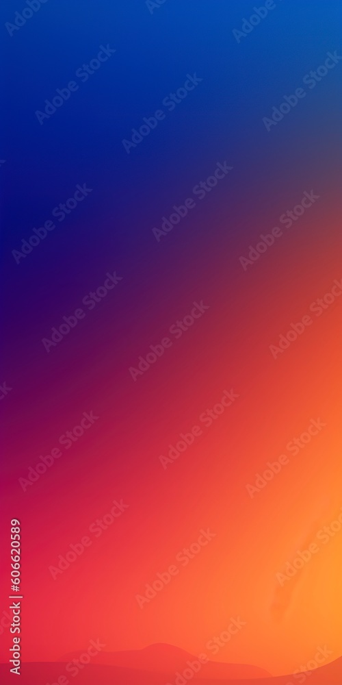 Wall mural two tone orange and purple and blue gradient