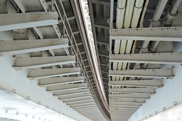 レンボーブリッジ遊歩道から見た橋下【東京都港区】