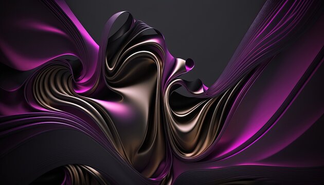 abstract background with lines purble and black, ia generativa
