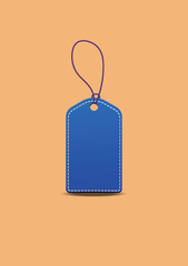  Blank promotional sale badge. Vector illustration.