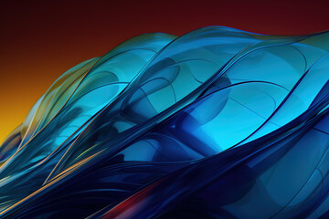 Glass abstract background,created with generative ai tecnology.