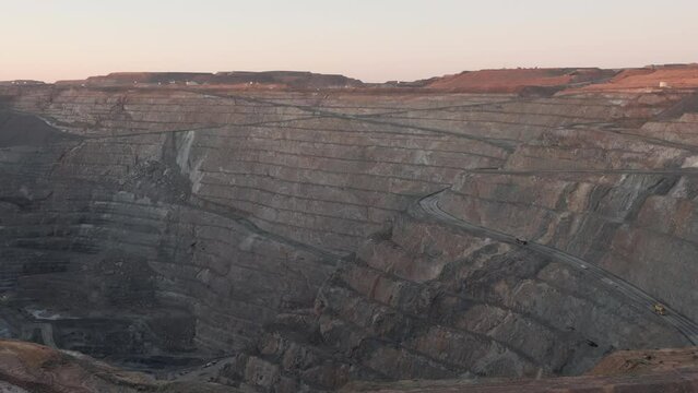 Super Pit Sunset Kalgoorlie Mining