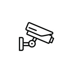 CCTV icon isolated on white background