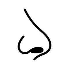 Nose icon. sign for mobile concept and web design. vector illustration