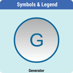 Vector Illustration for PID Symbols Legends