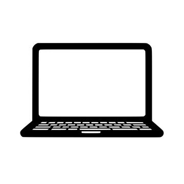 Laptop vector illustration isolated on transparent background