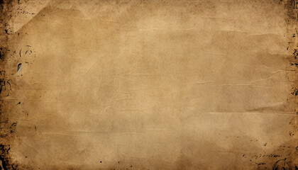 Fototapeta premium Old paper vintage background, Grunge Retro rustic cardboard brown empty blank space page