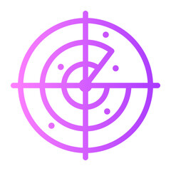 radar Gradient icon