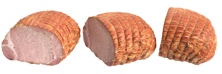 3d illustration of meat isolated on transparent background