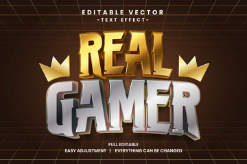 Game Event Vector Text Effect Editable