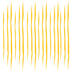 Digital png illustration of yellow lines on transparent background