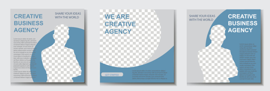 social media design template