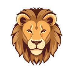 Fototapeta na wymiar Roaring lion, symbol of strength and aggression