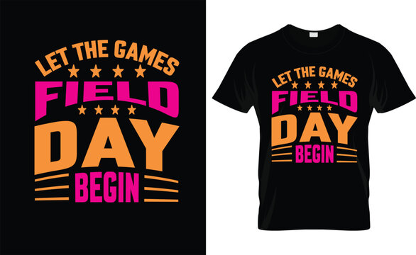 Retro Wave, Field Day, Field day let the games begin, Elementary School, Fun Day vector, Teacher Team Shirts, Fun Day, School Teacher vector and Games 