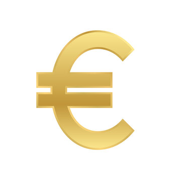 euro currency symbol on transparent background