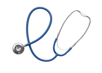 Medical stethoscope on transparent background,Medical tool. - 606649755