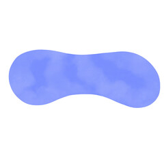 Speech bubble watercolor