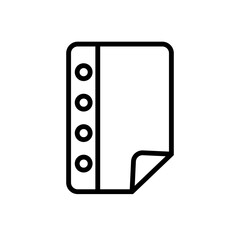 paper sign symbol vector