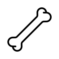 Bone icon. sign for mobile concept and web design. vector illustration