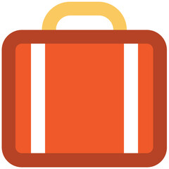 Trendy icon of briefcase, business portfolio 