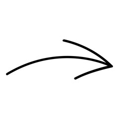 line, arrow, doodle element