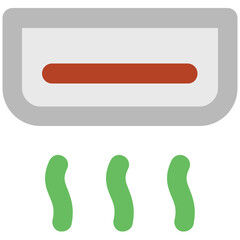 Home appliance, icon design of air conditioner 