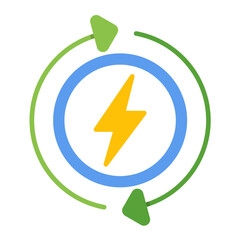 Energy Flat Icon