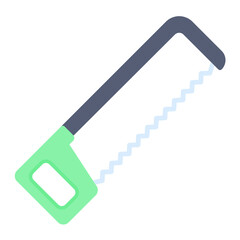 Hacksaw Flat Icon