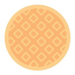 Waffle Flat Icon