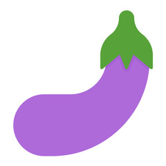 Eggplant Flat Icon