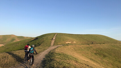 Obraz premium mountain bike trail