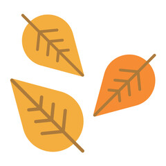 Leaves Falling Icon