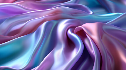 Obraz premium Beautiful dark pastel luxury soft shiny silk fabric background. Generative ai