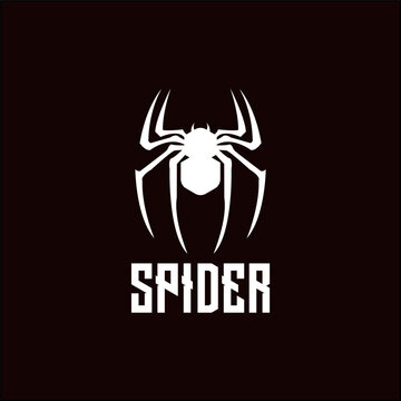 Spider Man Insect symbol logo design silhouette