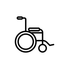 wheelchair sign symbol vector