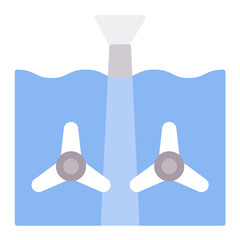 Tidal Power Icon