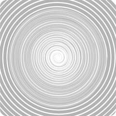 Fototapeta na wymiar Digital Abstract Painting Black and White Twilight Zone Spiral Vortex Background