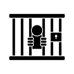 Prison icon. sign for mobile concept and web design. vector illustration